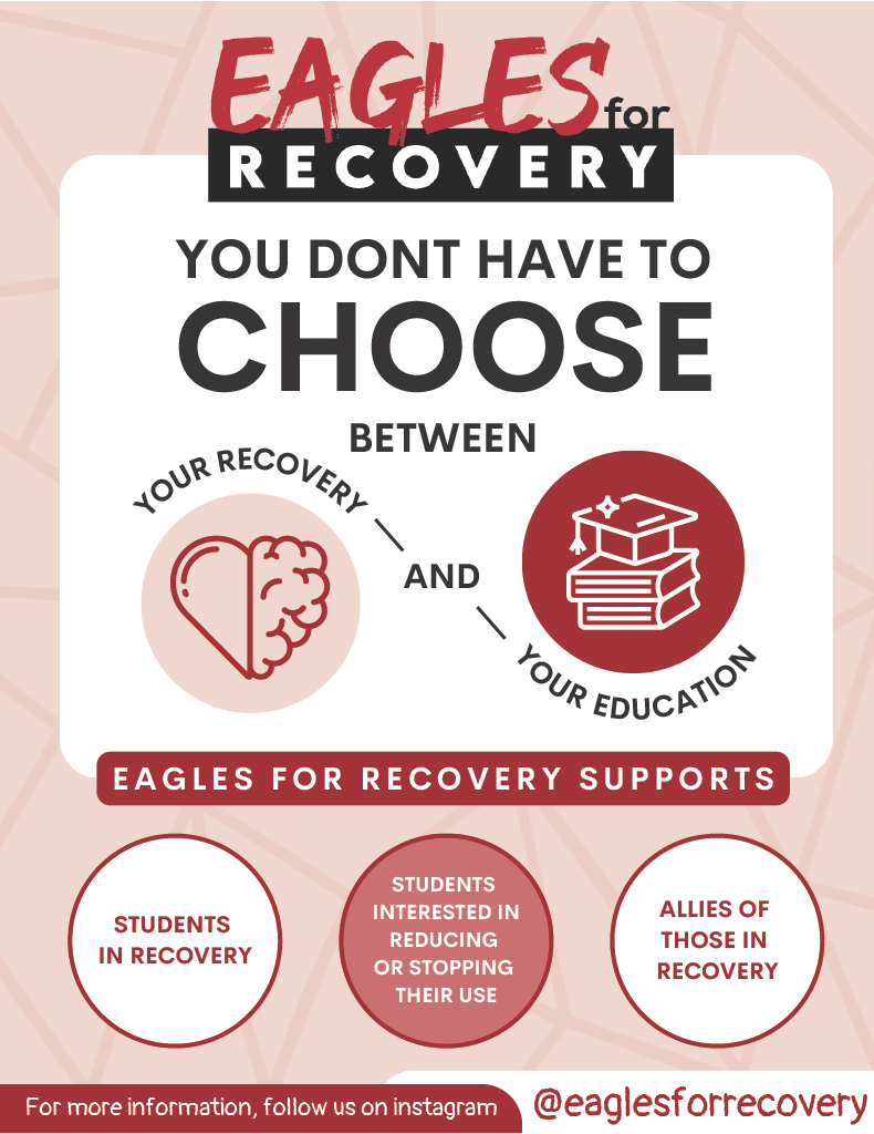 Eagles for Recovery you donnt have to choose between your recovery and your education