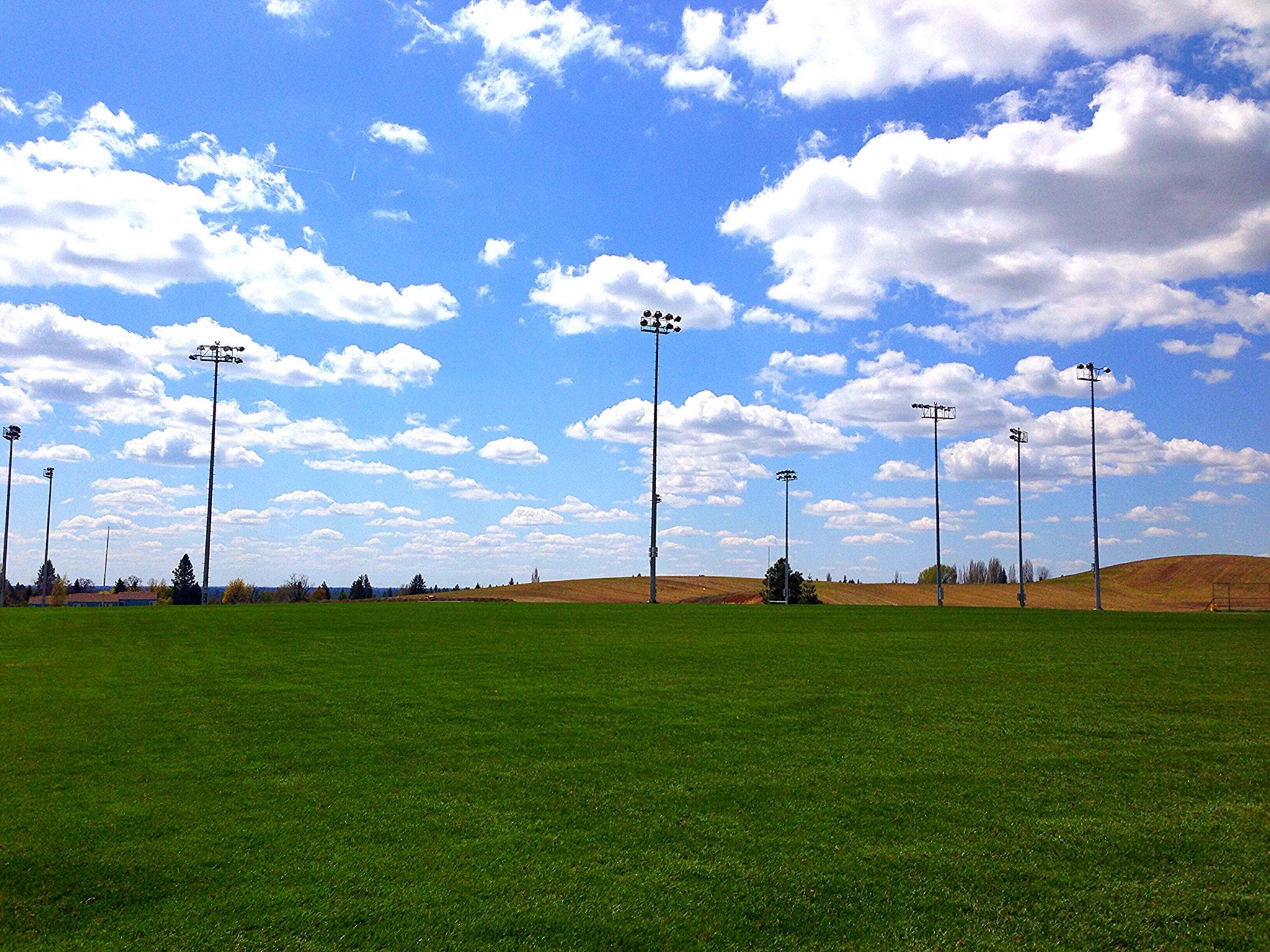 outdoor grassy playfields