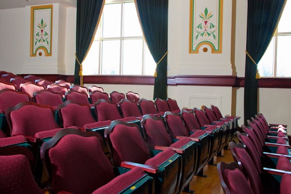 the showalter auditorium from the side