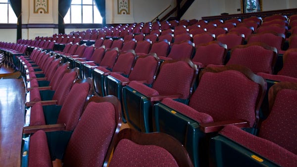 the showalter auditorium from the other side