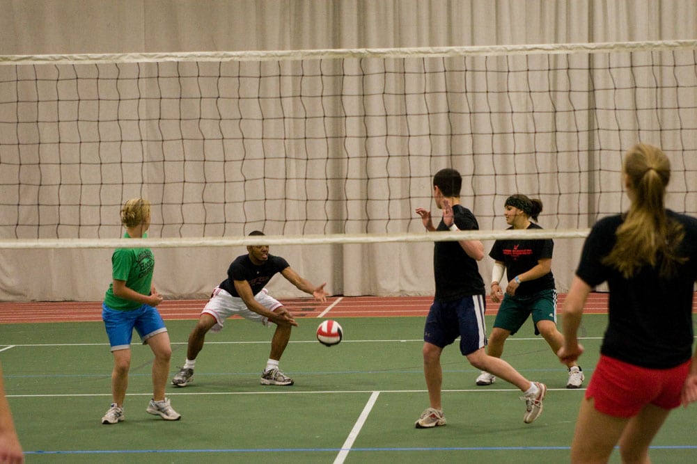 Volleyball practice