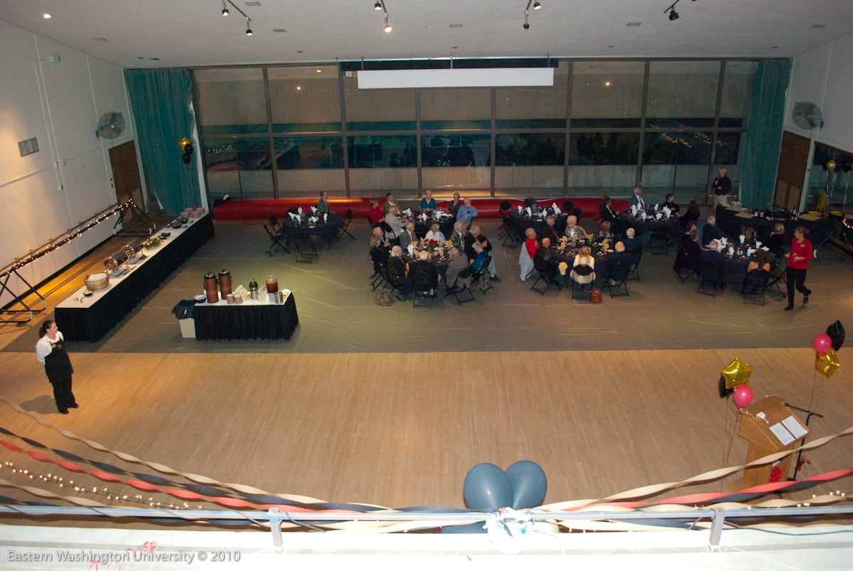 Dinner in the dance hall