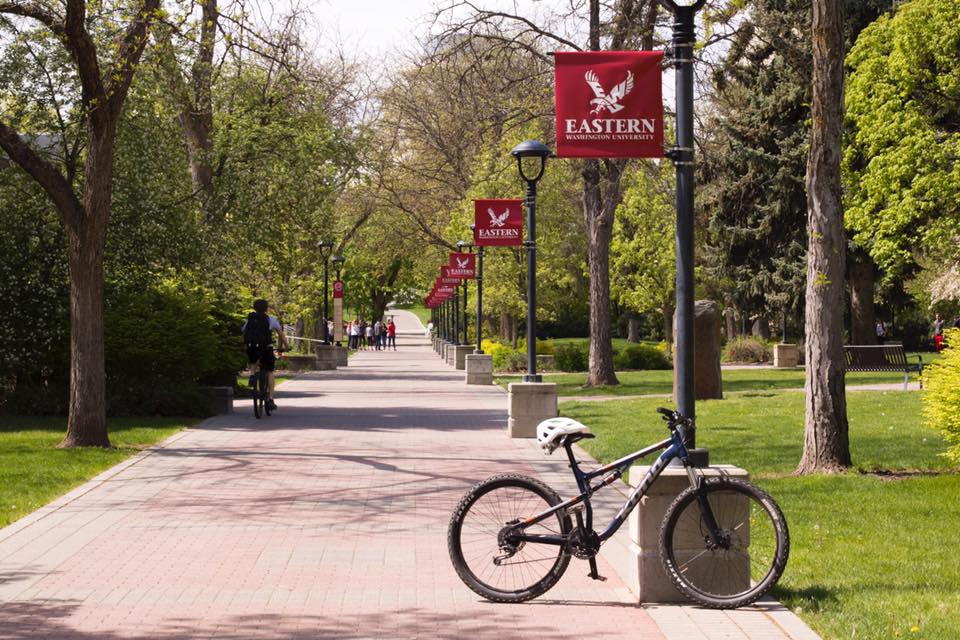 Walking path at ewu