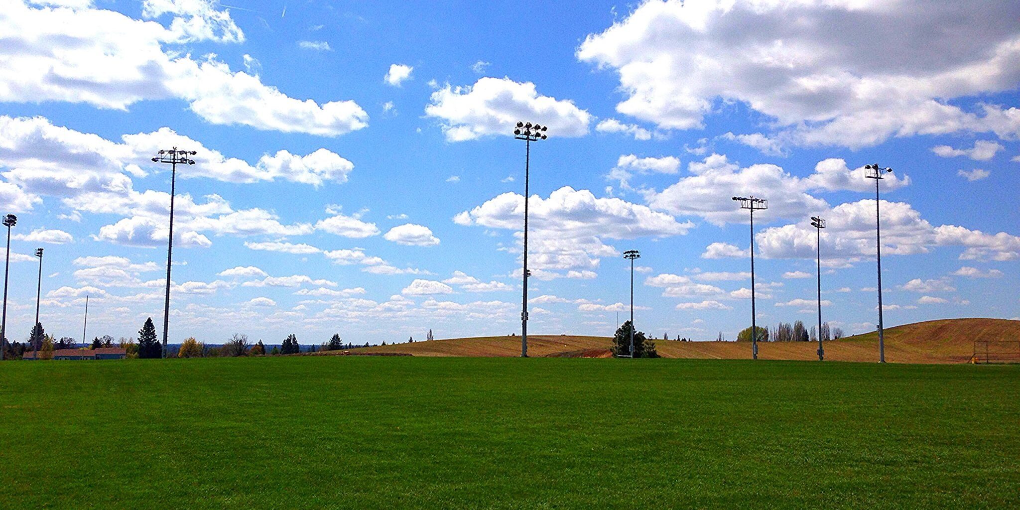 outdoor grassy playfields