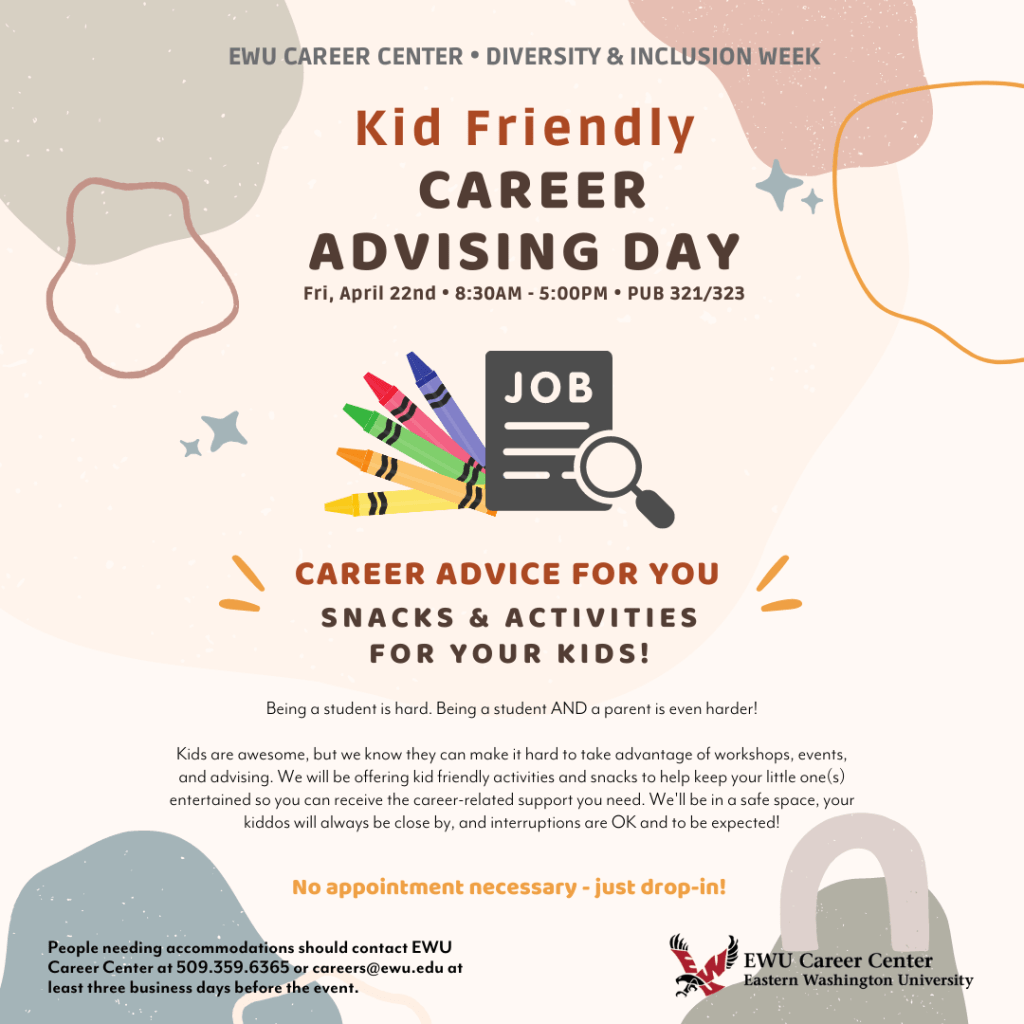 Kid Friendly Career Advising