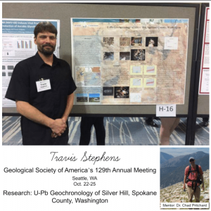 Travis Stephens presented at the Geological Society of America's 129th Annual Meeting