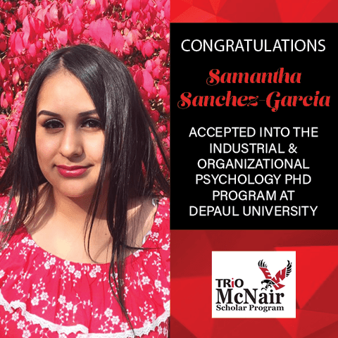 Samantha Sanchez Graduate School Acceptances 2021 DPL