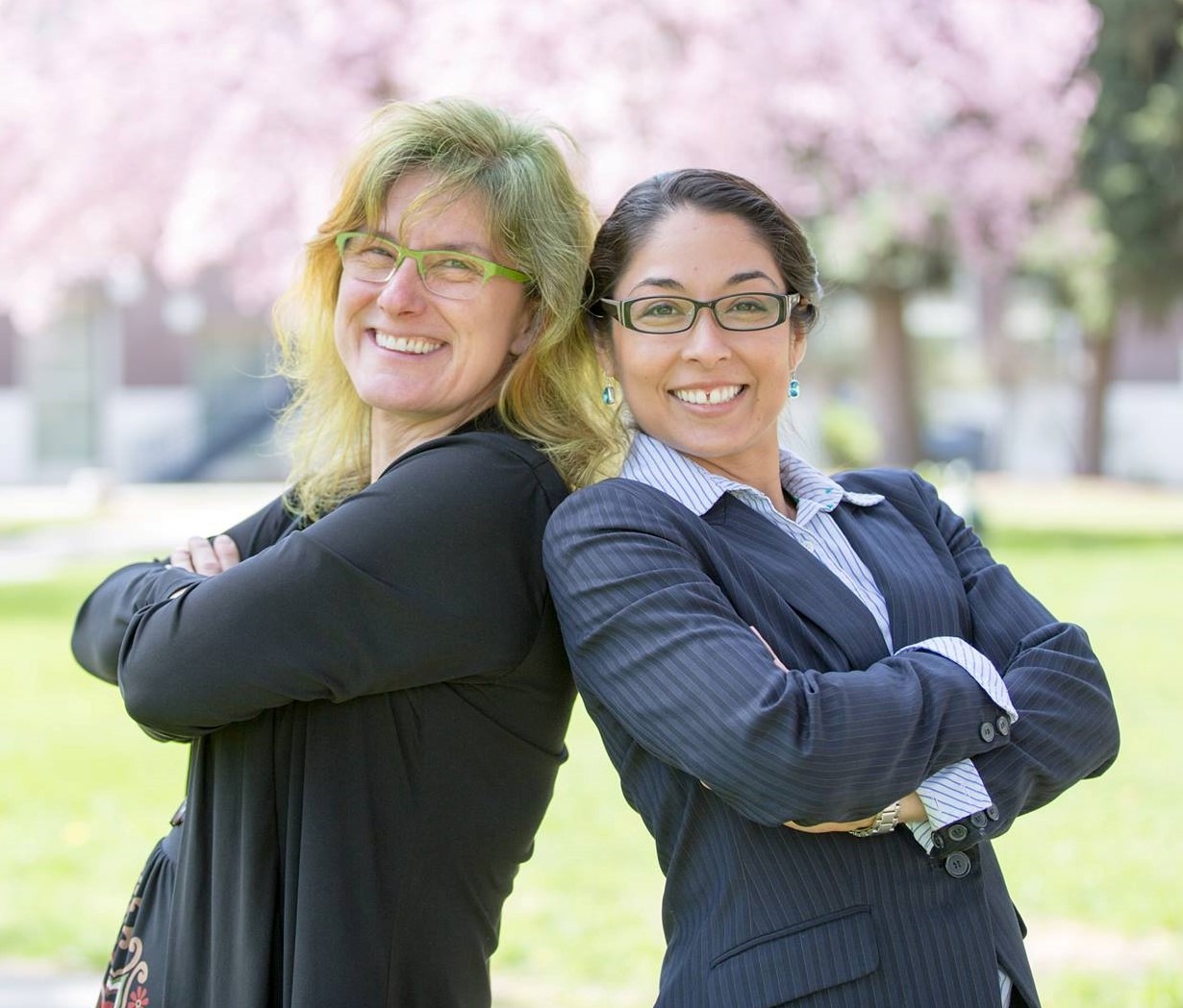 McNair Assistant Director Cynthia Dukich and Outgoing McNair Director Dra. Christina Torres García 