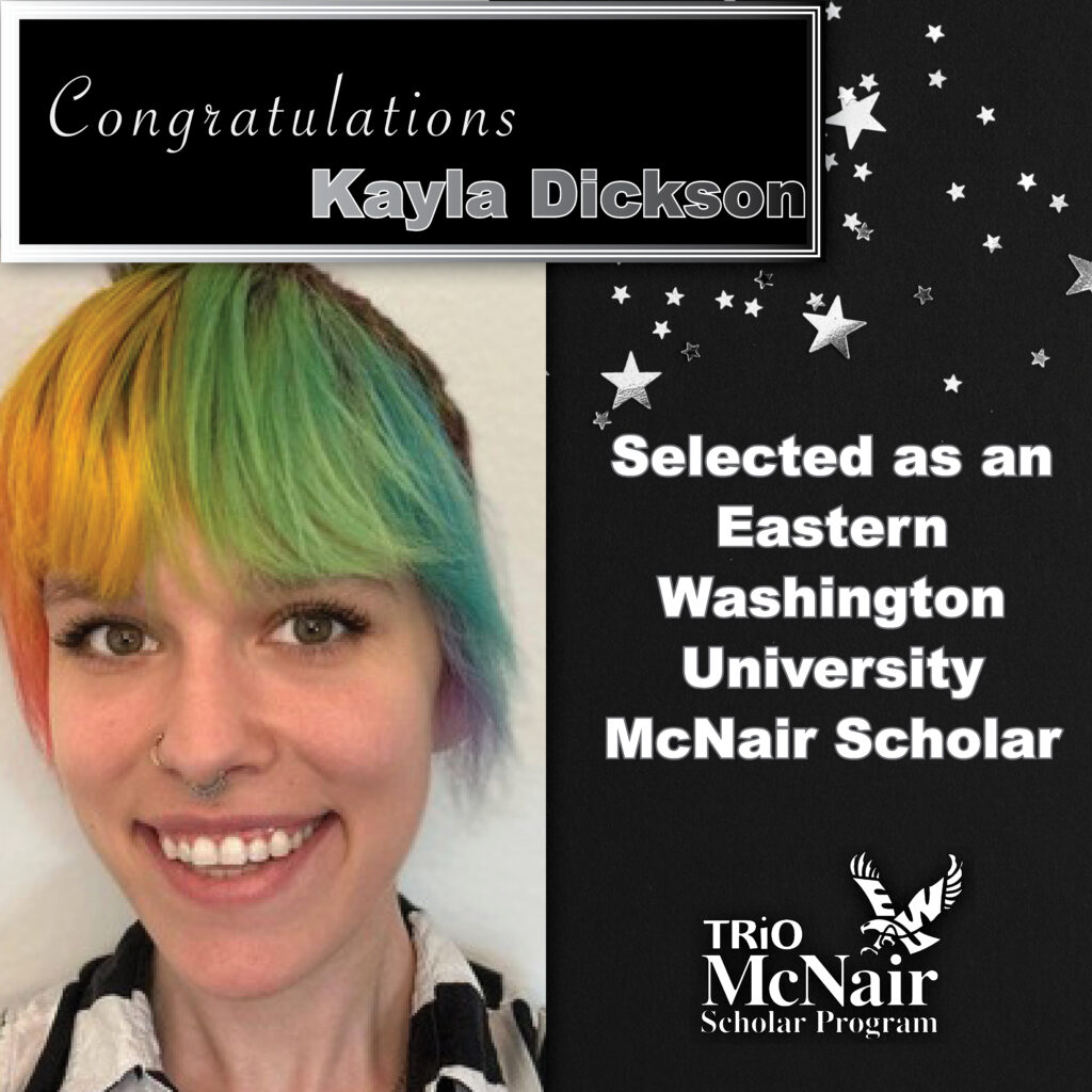 congrats to Kayla Dickson