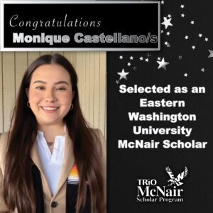 Monique Castellano:s Mcnair Summer Research Internship Award Summer 2024