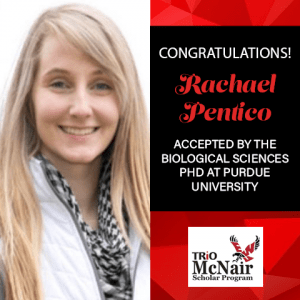 Rachael Pentico Graduate School Acceptances 2021 PU