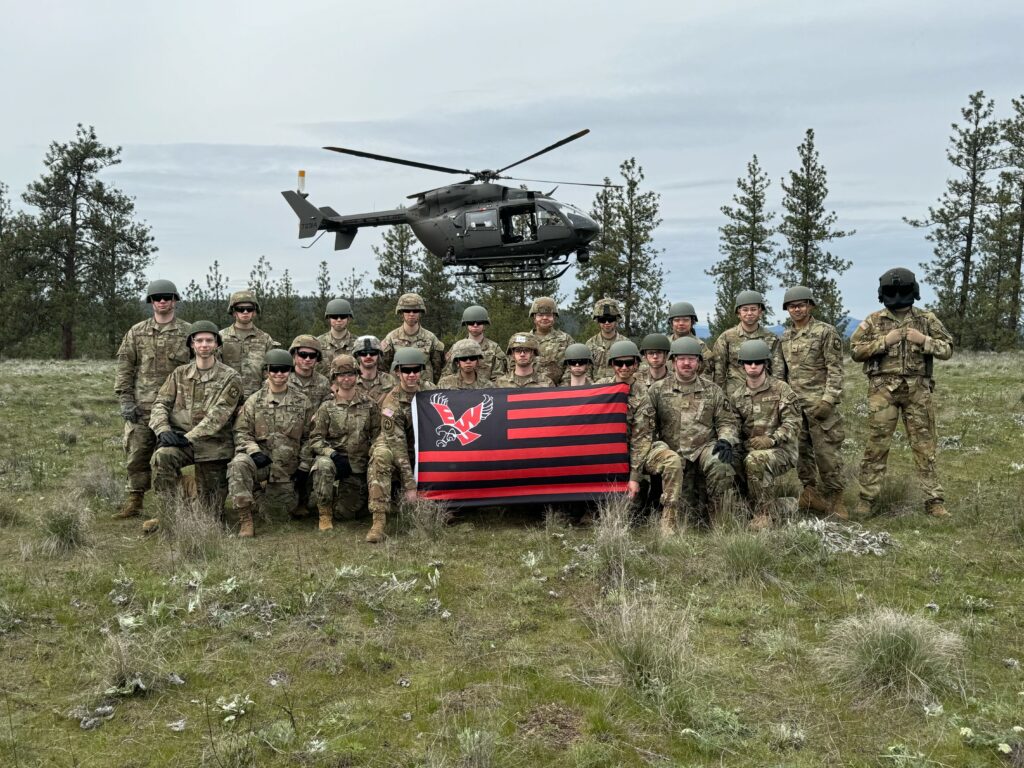 We regularly integrate military vehicles and aircraft into training to give cadets a true "Army experience."