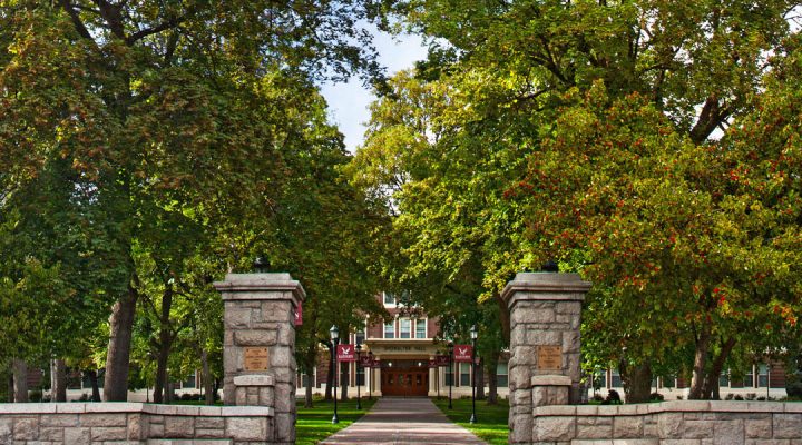 EWU Campus at fall